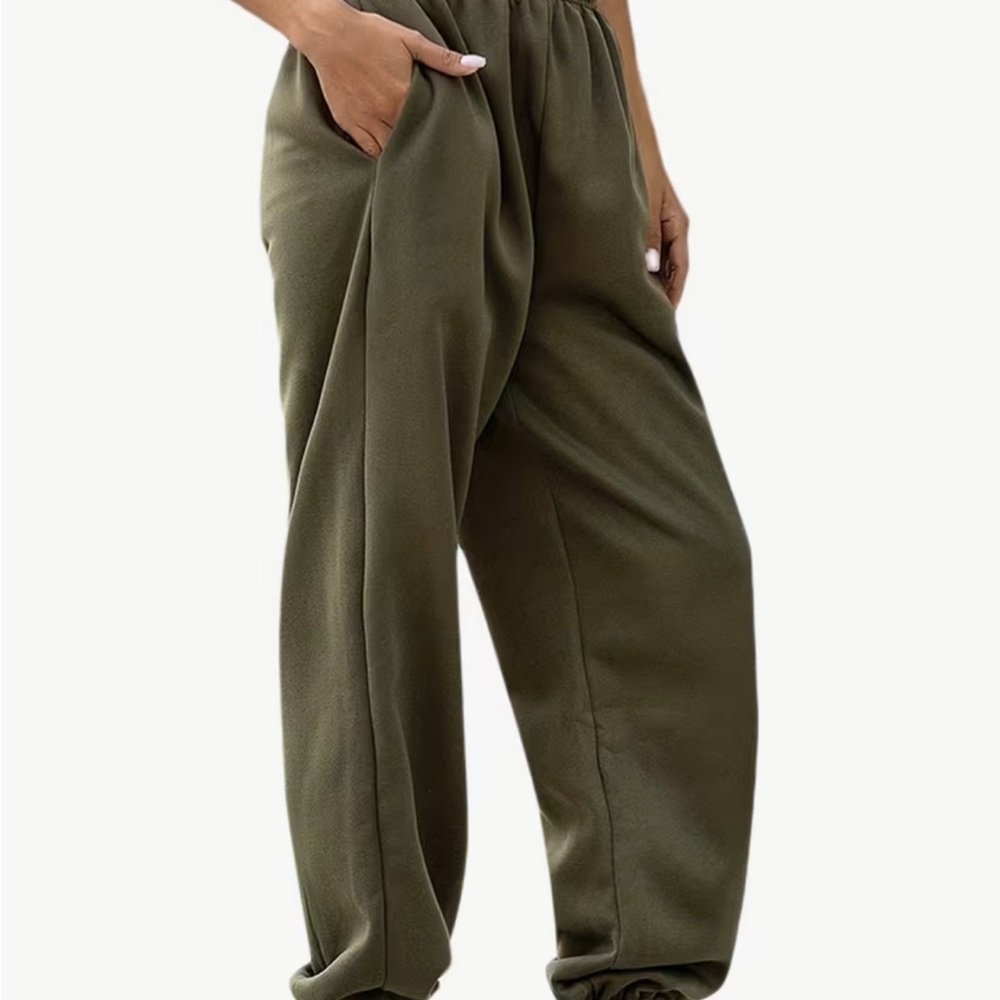 Olive Green Women's Pants